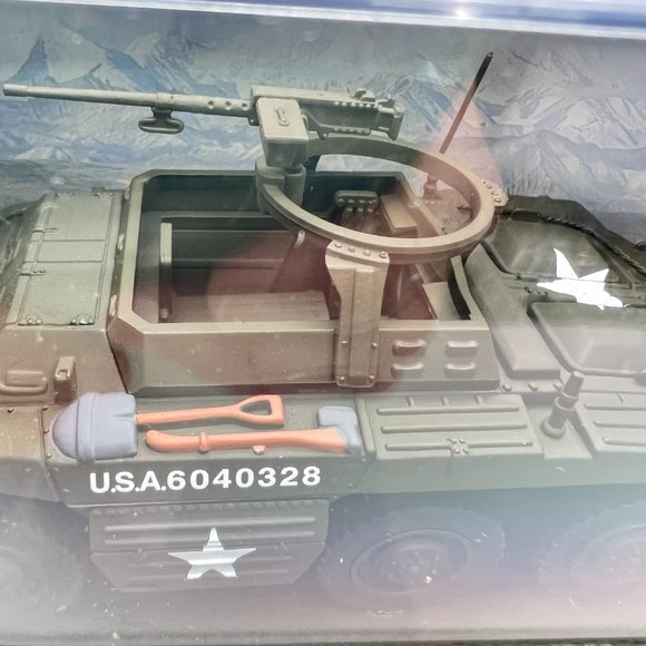 Schuco 1944 M20 Armored Utility Vehicle Car Tank WWII US Military 1:43 Scale NEW - Picture 3 of 10